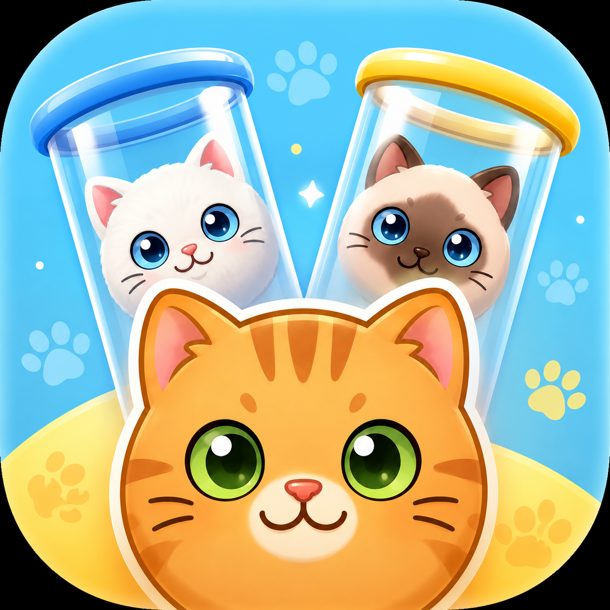 チビ猫ソートパズルアイコン